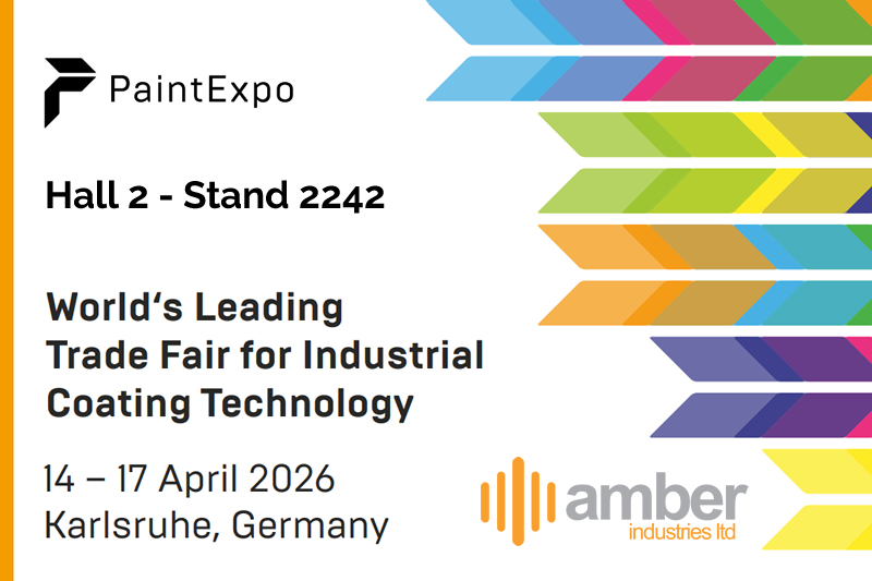 February 2026 - Amber Industries stellt auf der Paint Expo 2026 aus