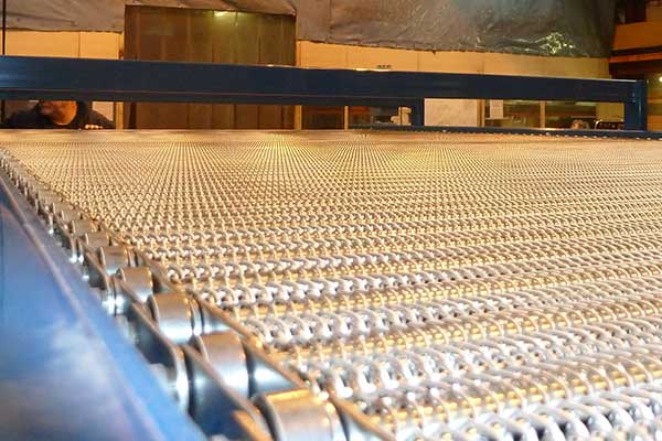 Drahtgeflecht-Bandförderer Wire Mesh Belt Conveyors